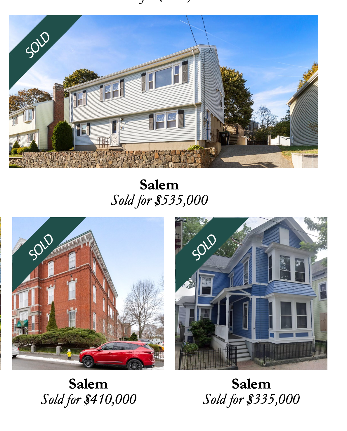 Daniel Meegan sold homes Salem Danvers Marblehead MA